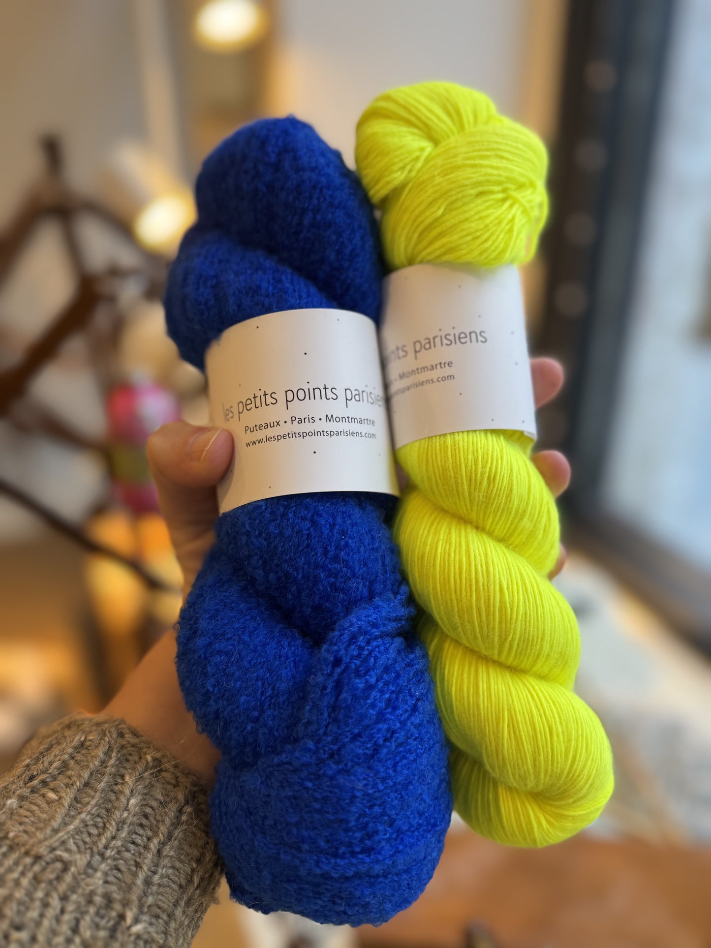 Merino bouclé Les Petits Points Parisiens