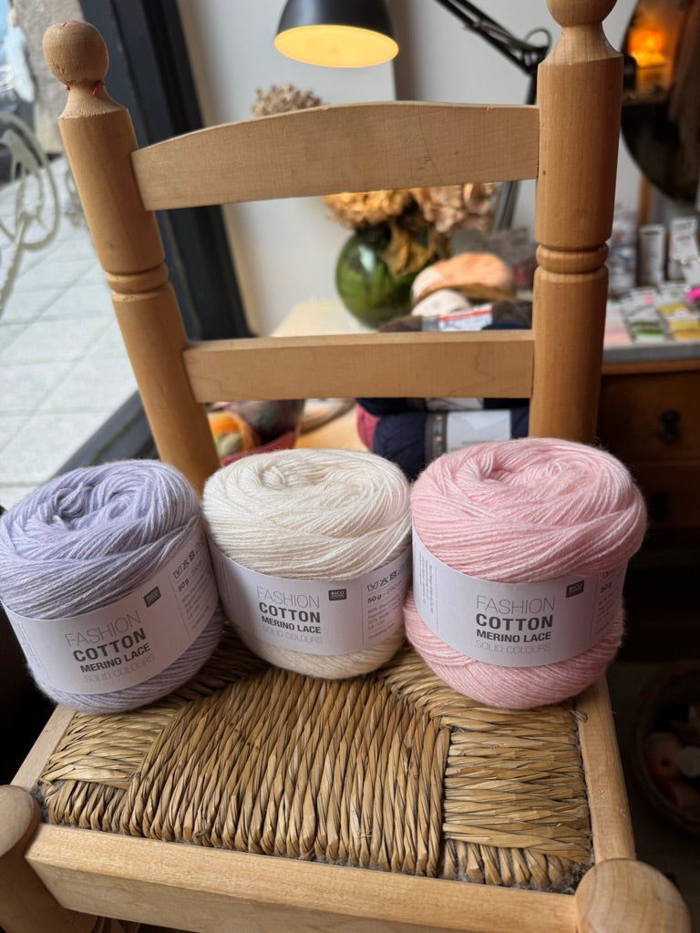 Rico Design Fashion cotton merino lace