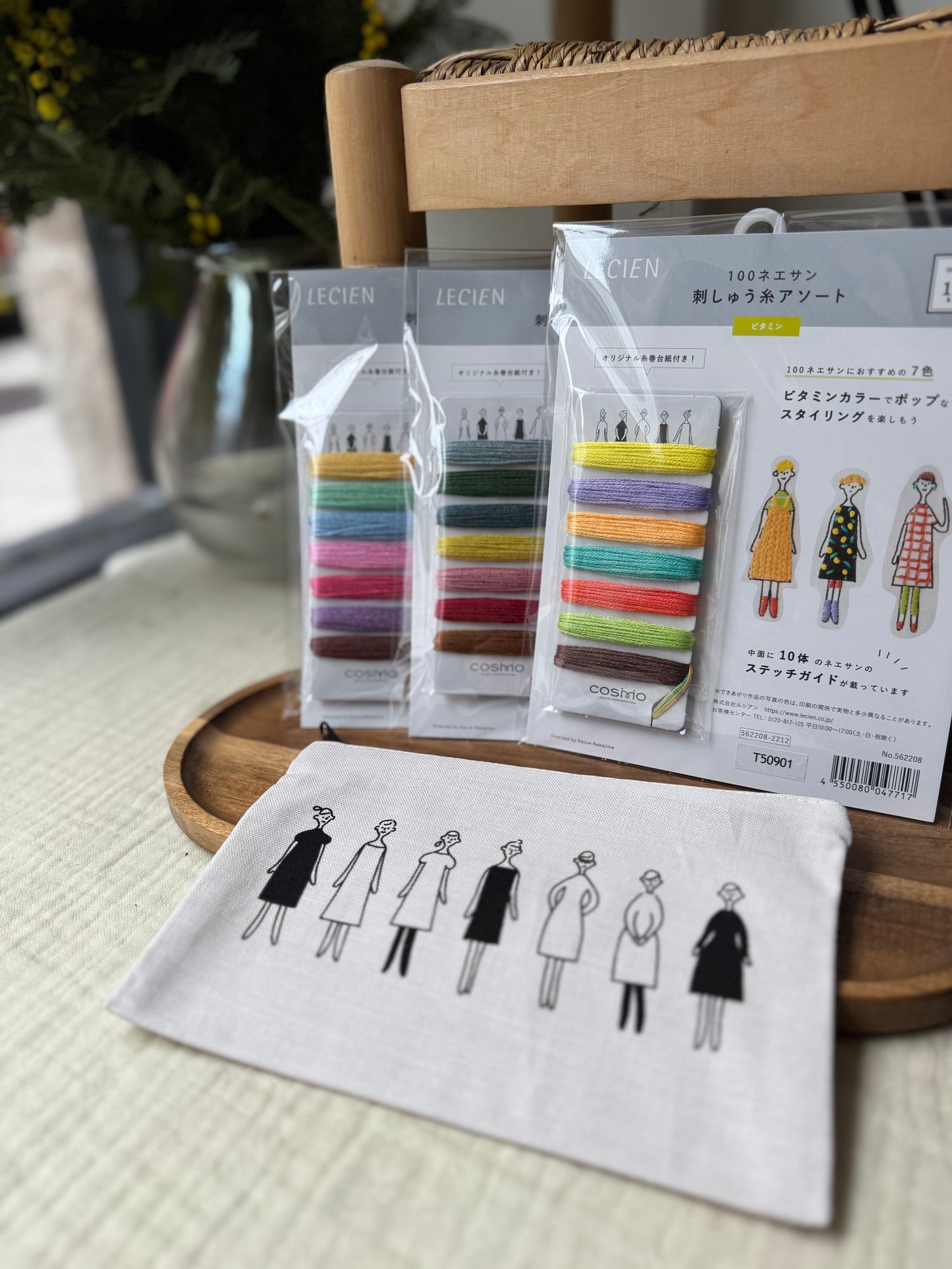 Cosmo Lecien 100 Mujeres - Set de hilos para bordar