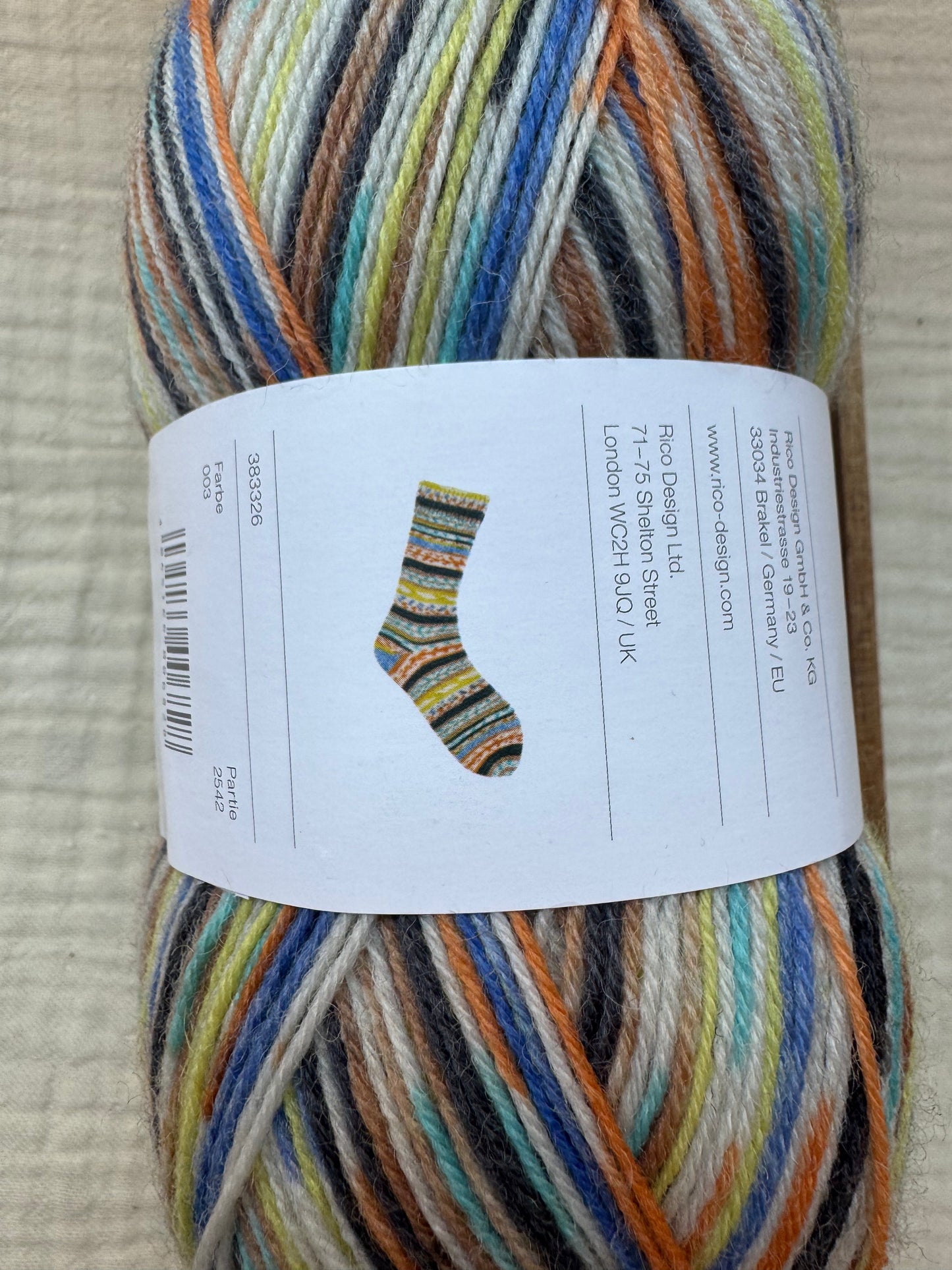 Rico Design Socks Superba Fair Isle
