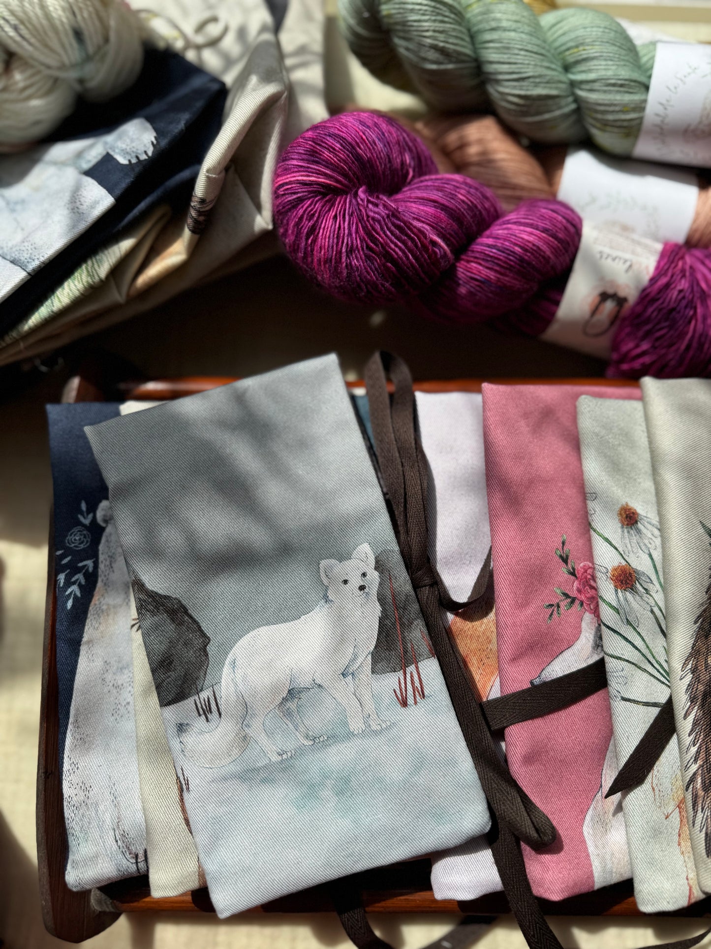 Estuche para agujas de "The Blue Rabbit House"