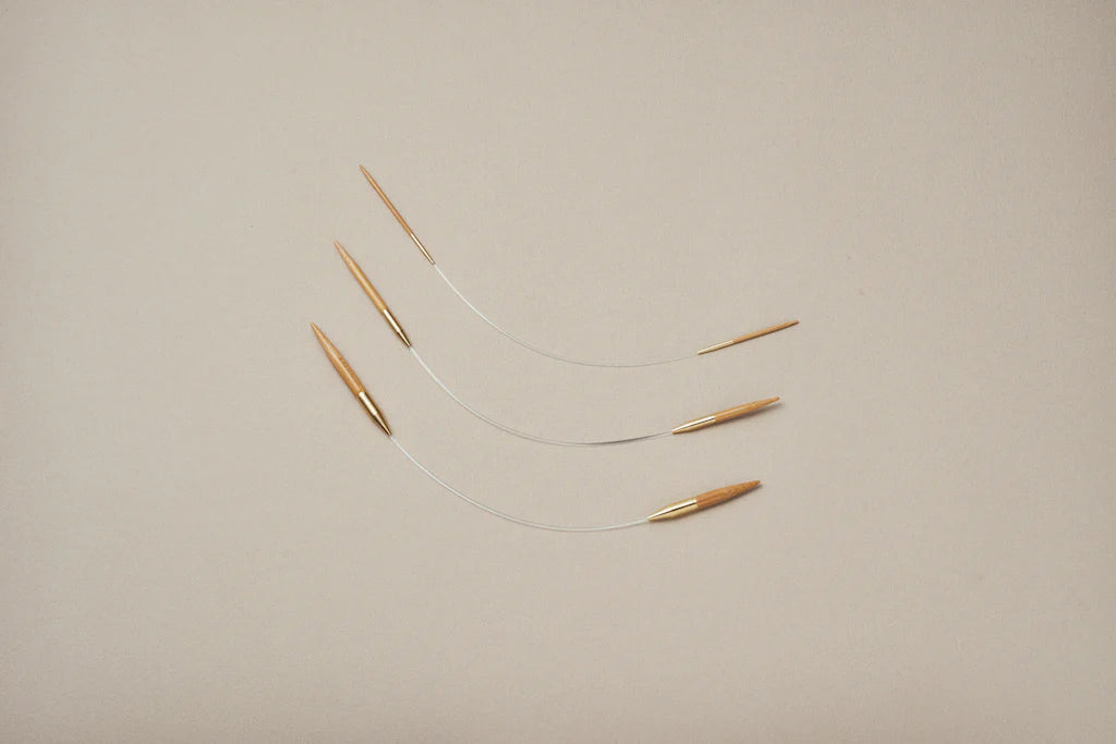 ITO Agujas circulares fijas asimétricas de 23 cm