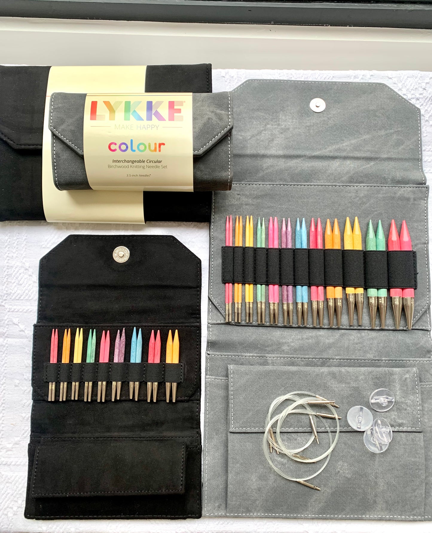 Set De Agujas Circulares Intercambiables Lykke 13 cm Colour Collection