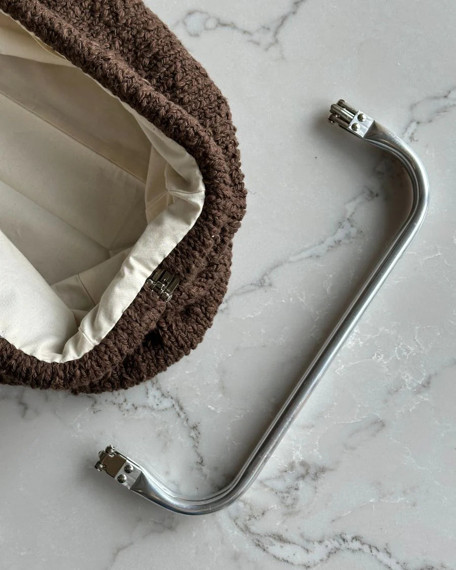 Boquilla de aluminio para bolso de mano, de PetiteKnit