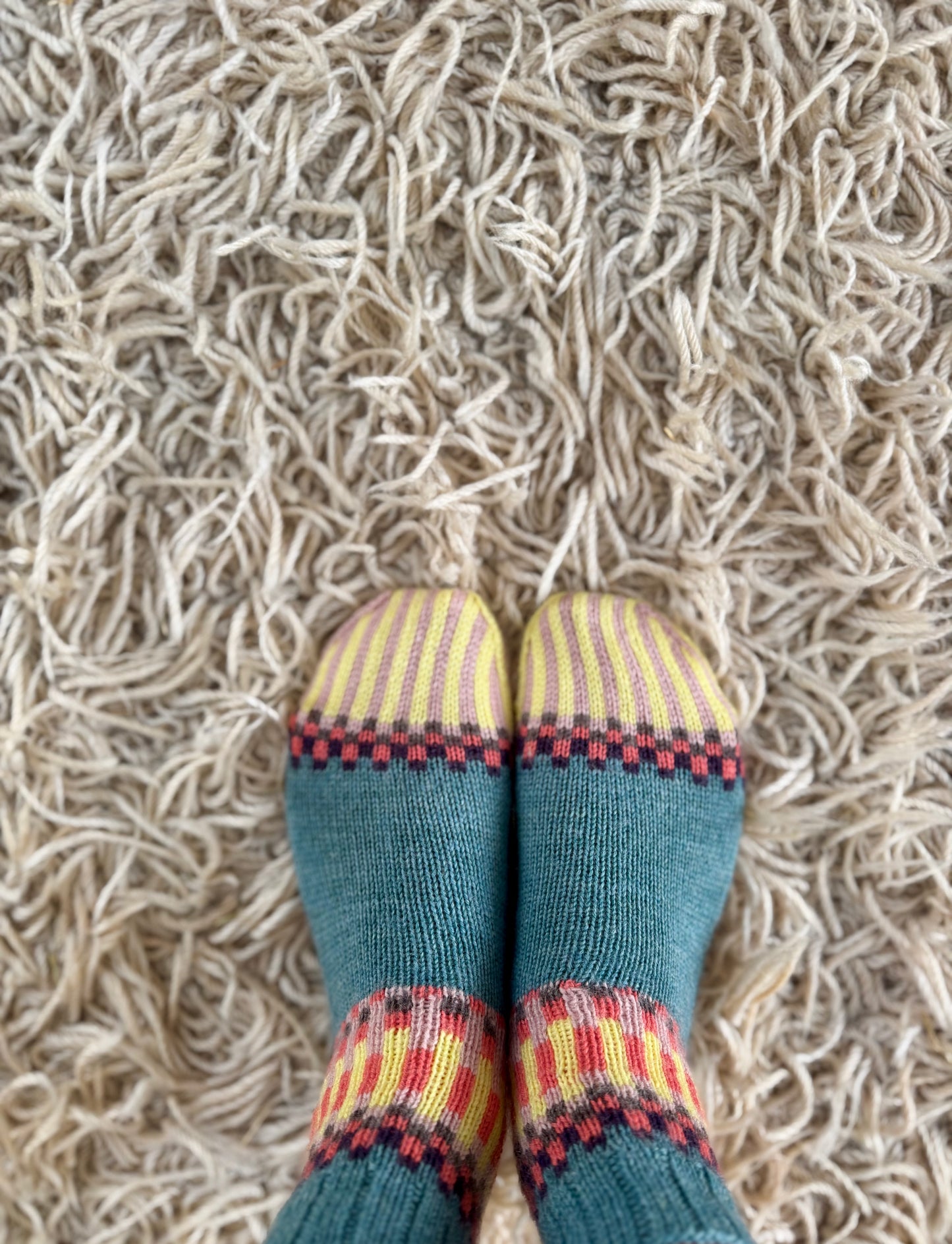 Taller calcetines de colorwork, con Alazne