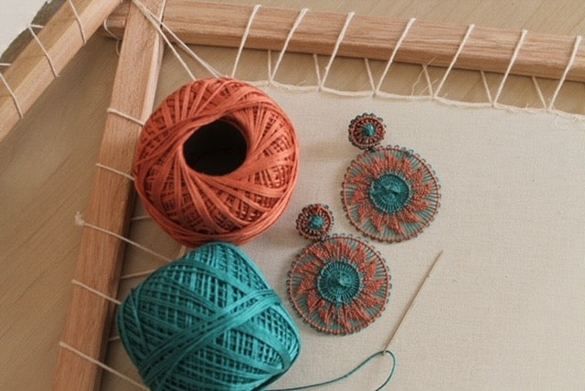 Taller de iniciación al tejido de ñandutí con Macarena Bordón - Gurisa