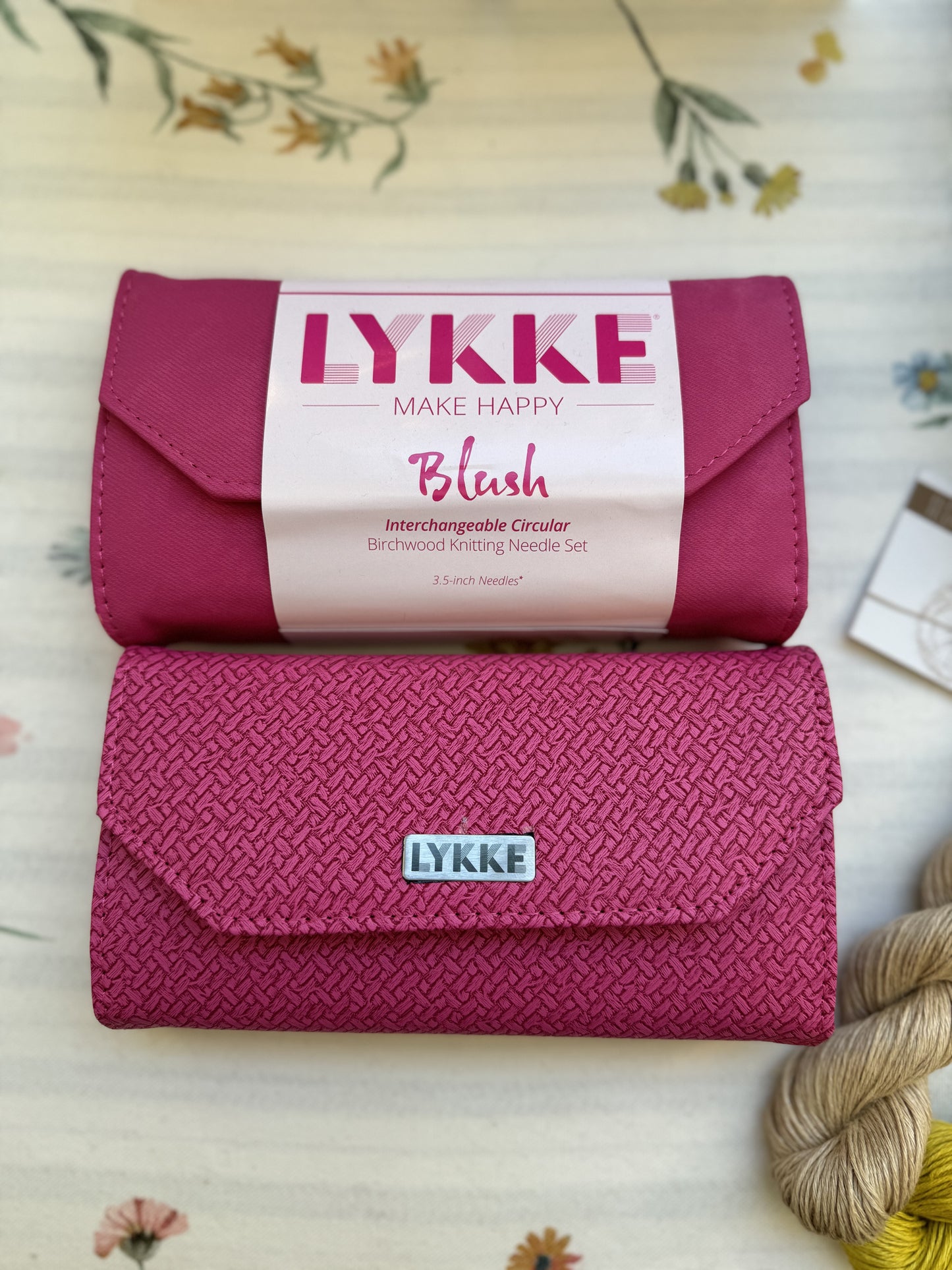 Set De Agujas Circulares Intercambiables Lykke 9 cm Blush