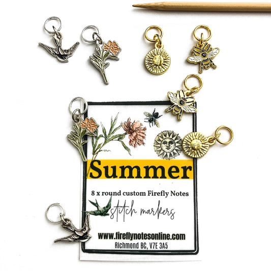 Pack marcadores "verano", de Firefly Notes
