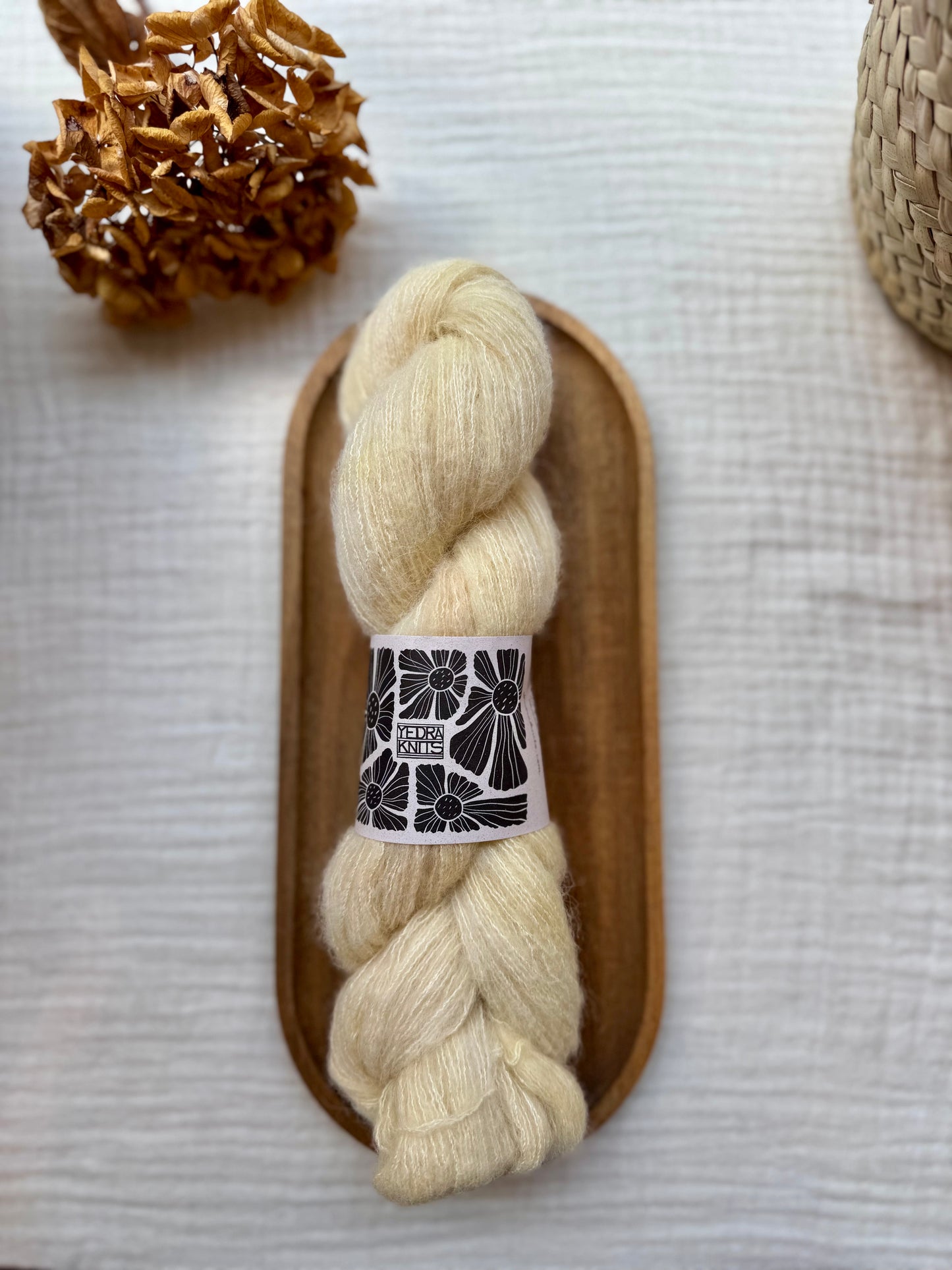 Alea. Baby alpaca, seda y merino, de Yedraknits.