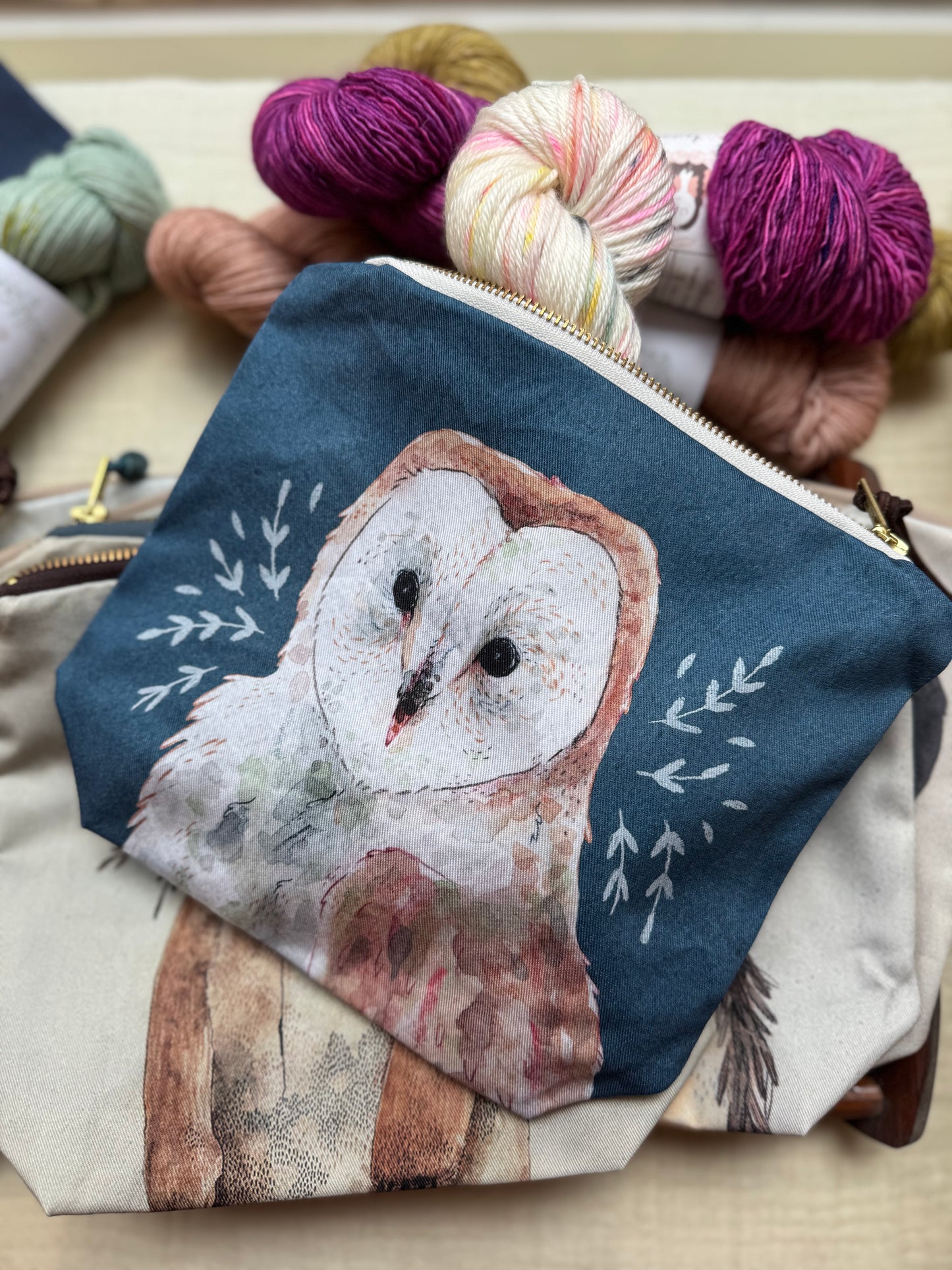 Bolsa de proyecto con cremallera de "The Blue Rabbit House"