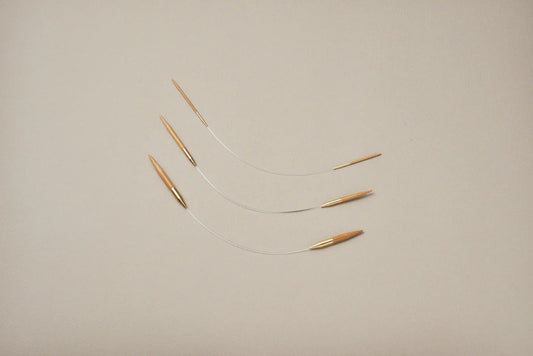 ITO Agujas circulares fijas asimétricas de 23 cm