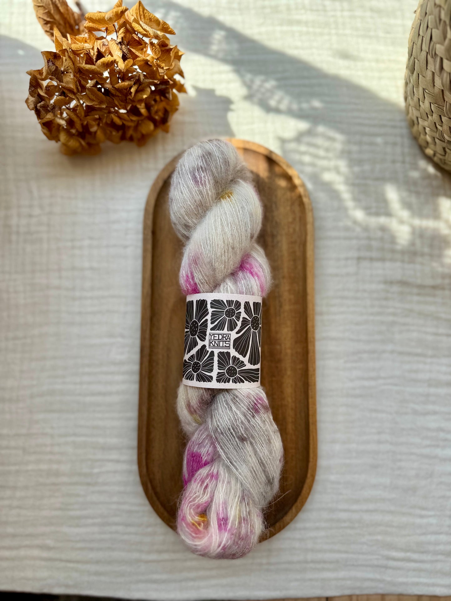 Alea. Baby alpaca, seda y merino, de Yedraknits.