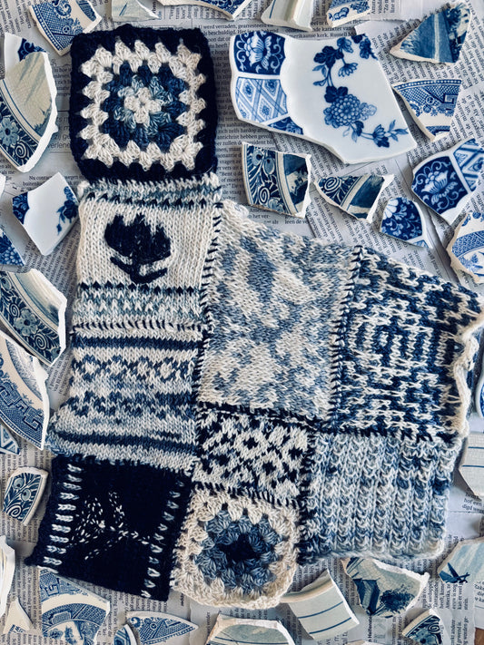Kit Porcelaine Shawl · Kokon Bléu