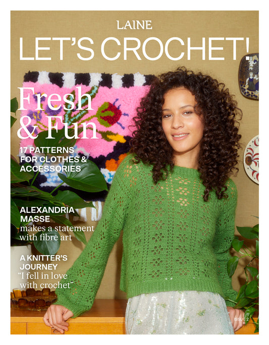 Let’s Crochet! Número 2 Laine magazine