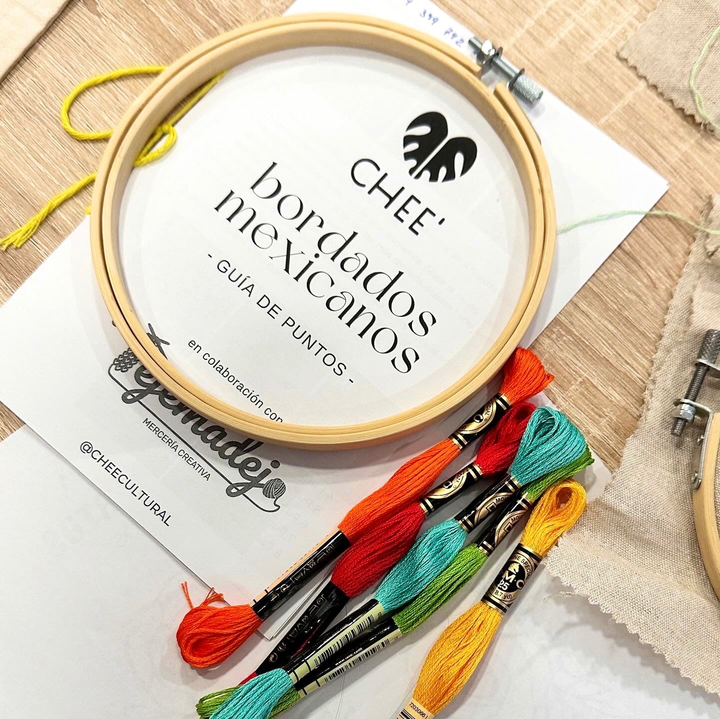 Taller de Bordados Mexicanos, con Chee’ Cultural