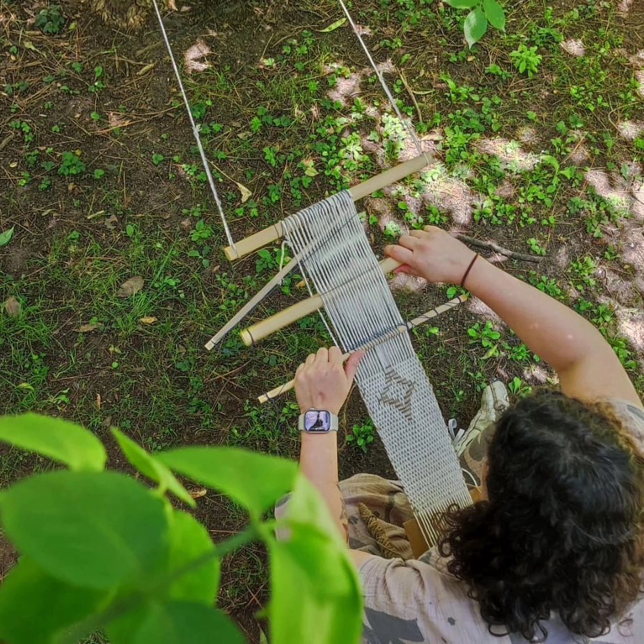 TELAR DE CINTURA MAYA con Chee’ Cultural
