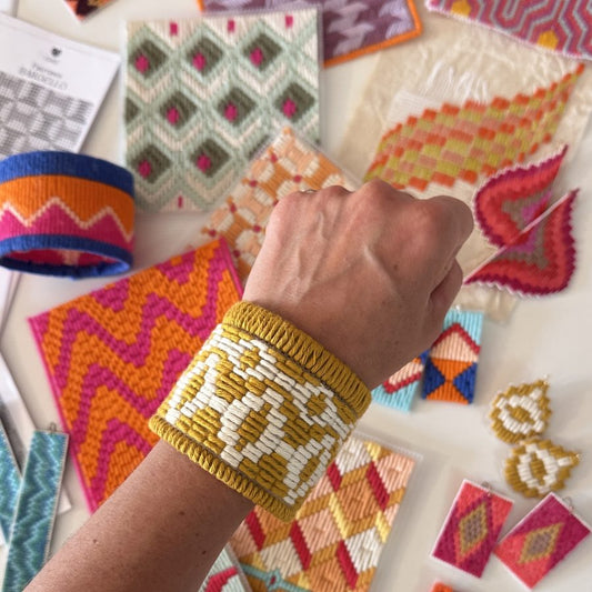 TALLER BORDADO BARGELLO con Chee’ Cultural
